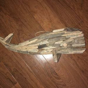 Home Decor Wooden Whale
